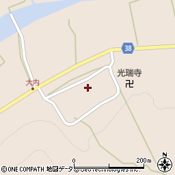 京都府南丹市美山町内久保（保瀬頭）周辺の地図