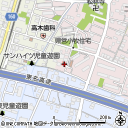 愛知県小牧市東田中827周辺の地図