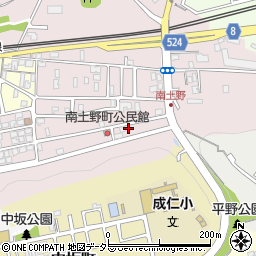 京都府福知山市南土野町周辺の地図