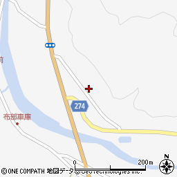 島根県安来市広瀬町布部168-2周辺の地図