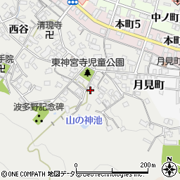 京都府綾部市神宮寺町周辺の地図