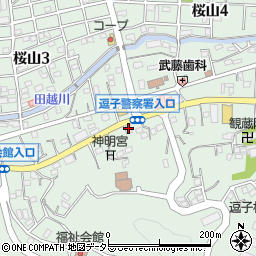 桜山上会館周辺の地図