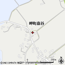 千葉県いすみ市岬町嘉谷352周辺の地図