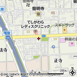 愛知県一宮市大和町毛受浜田周辺の地図