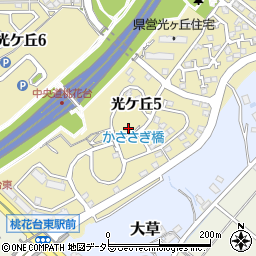 光ヶ丘第6公園周辺の地図