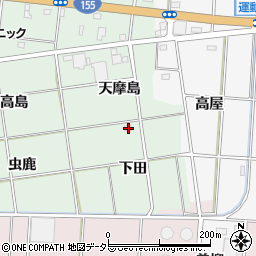 愛知県一宮市南小渕下田8周辺の地図
