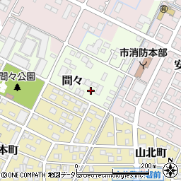 愛知県小牧市間々433周辺の地図