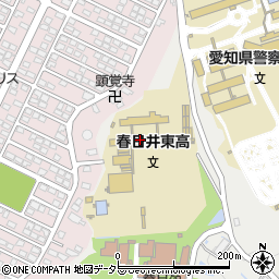 愛知県立春日井東高等学校周辺の地図