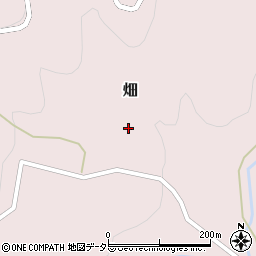 滋賀県高島市畑636周辺の地図