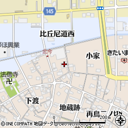 愛知県一宮市北今地蔵跡13周辺の地図