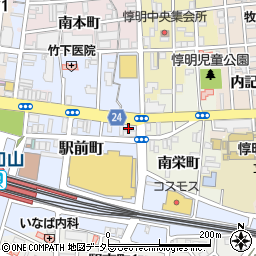 福知山公証役場周辺の地図
