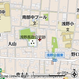 浅野校下児童クラブ周辺の地図