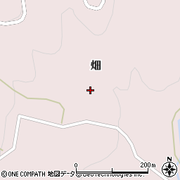 滋賀県高島市畑638周辺の地図