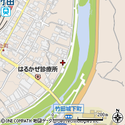 円山川憩いの公園トイレ周辺の地図