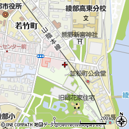 京都府綾部市本宮町東四ツ辻33周辺の地図