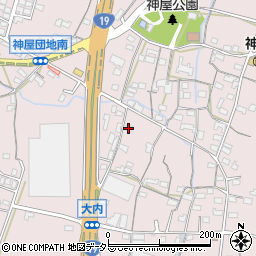 愛知県春日井市神屋町1710周辺の地図