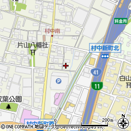 愛知県小牧市村中338周辺の地図