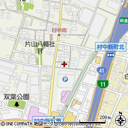 愛知県小牧市村中238周辺の地図