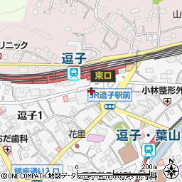 みずほ銀行逗子支店 ＡＴＭ周辺の地図