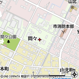 愛知県小牧市間々434周辺の地図