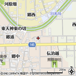 愛知県一宮市大和町苅安賀伝治越7周辺の地図