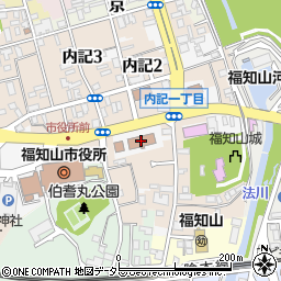 福知山簡易裁判所周辺の地図