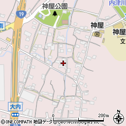 愛知県春日井市神屋町1813周辺の地図