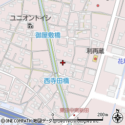 愛知県小牧市東田中1643-9周辺の地図