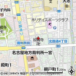 愛知県一宮市北園通3丁目8周辺の地図