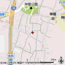 愛知県春日井市神屋町1814周辺の地図
