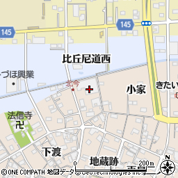 愛知県一宮市北今地蔵跡7周辺の地図