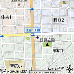 岐阜信用金庫末広支店周辺の地図