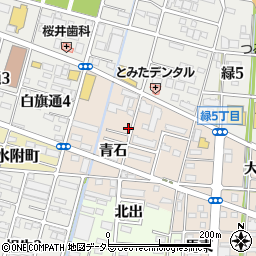 愛知県一宮市浅野青石47-1周辺の地図