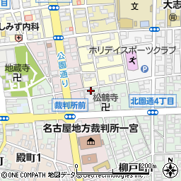 愛知県一宮市北園通3丁目4-4周辺の地図