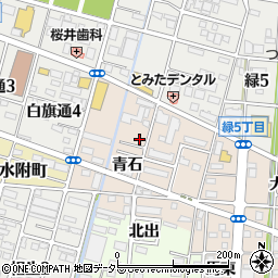 愛知県一宮市浅野青石47-2周辺の地図