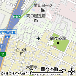 愛知県小牧市間々39周辺の地図