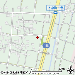 岐阜県羽島市上中町（一色）周辺の地図