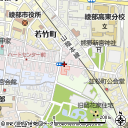 〒623-0021 京都府綾部市本町の地図