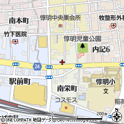 京都府福知山市南栄町周辺の地図