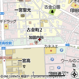 愛知県一宮市北園通6丁目8周辺の地図