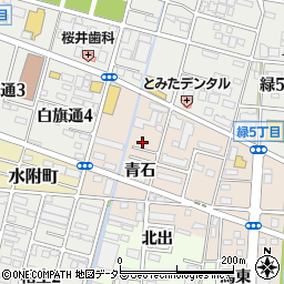 愛知県一宮市浅野青石47-5周辺の地図