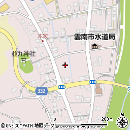 島根県雲南市木次町下熊谷周辺の地図