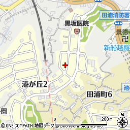 神奈川県横須賀市港が丘2丁目18-4周辺の地図