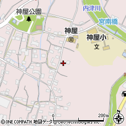 愛知県春日井市神屋町2030周辺の地図