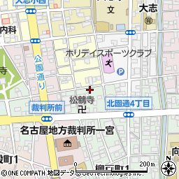 愛知県一宮市北園通3丁目6周辺の地図