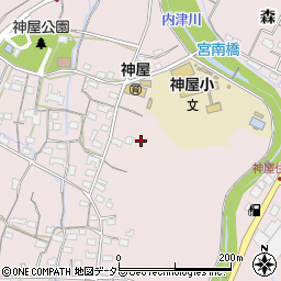 愛知県春日井市神屋町2036周辺の地図