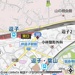 逗子駅前はりきゅうマッサージ院　秋間メディカル周辺の地図