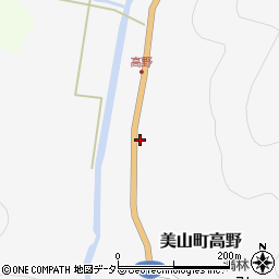 京都府南丹市美山町高野元風呂周辺の地図