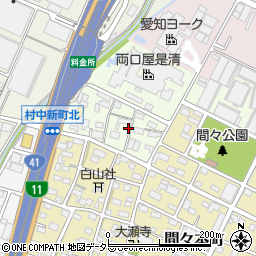 愛知県小牧市間々33周辺の地図