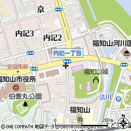京都府福知山市内記周辺の地図